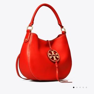 Tory Burch Miller Metal-Logo Mini Hobo